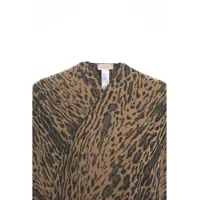Poncho Dama - Poncho Liu Jo Cape with animal print Brown Femei (BM 19032067) - B-mall.ro