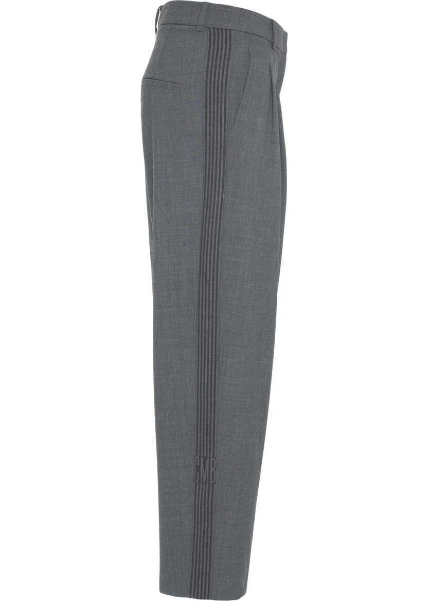 Pantaloni casual Cambio Pleated trousers Emilie Grey Femei (BM 19032082) 3