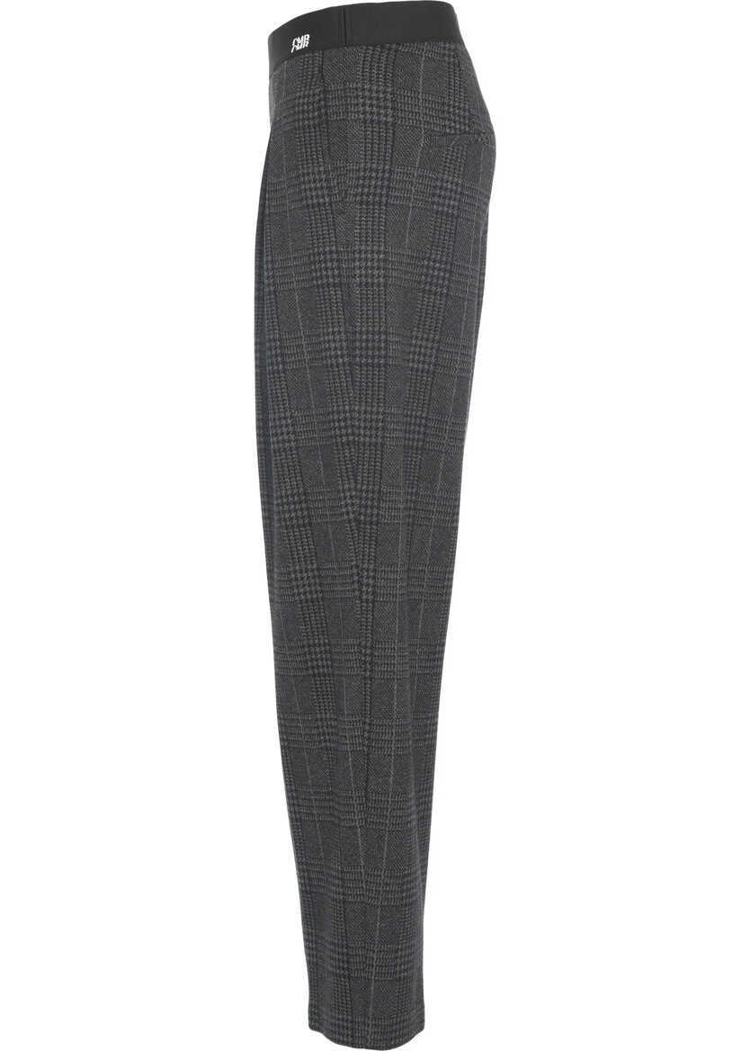 Pantaloni casual Cambio Glencheck pants Elenor Black Femei (BM 19032085) 3