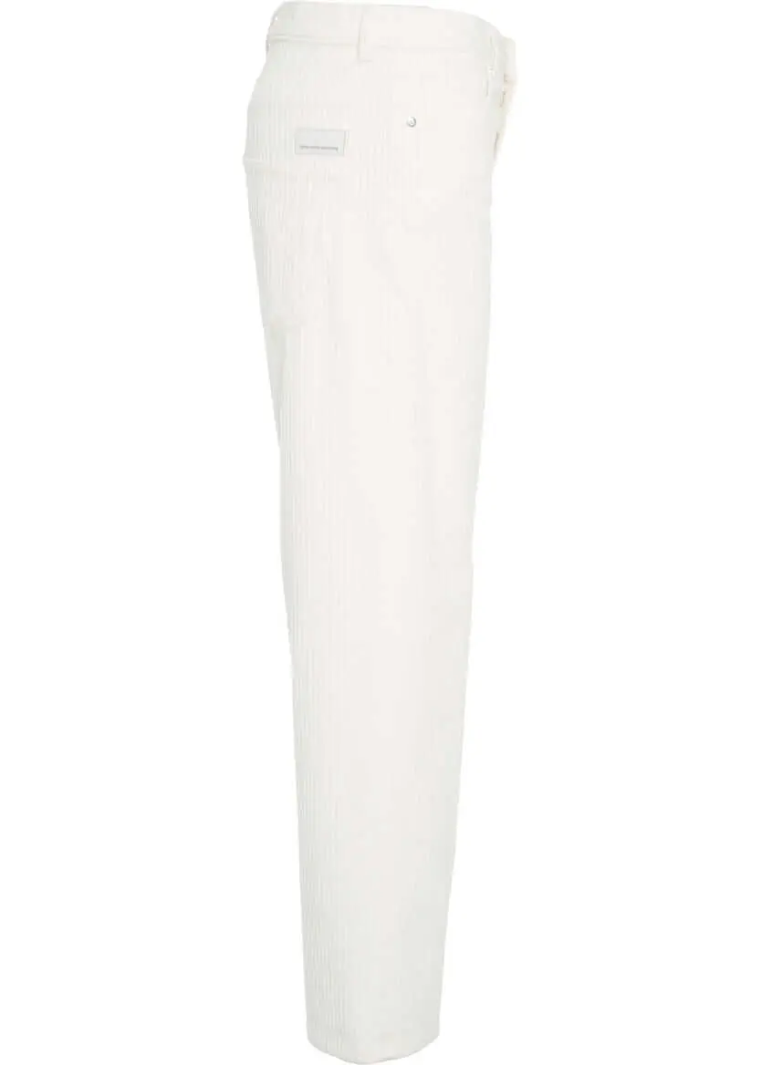Pantaloni casual Nine in the morning Wide leg cord pants White Femei (BM 19032091) 3