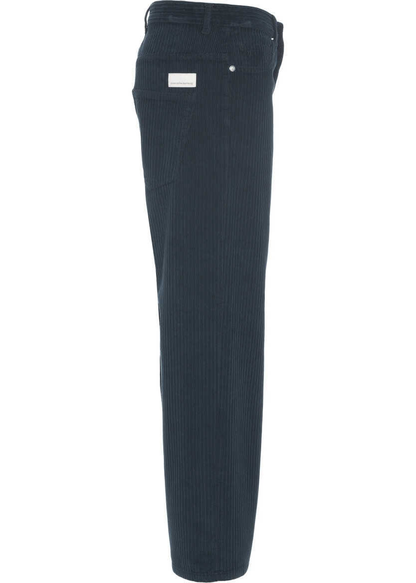 Pantaloni casual Nine in the morning Wide leg cord pants Black Femei (BM 19032091) 3