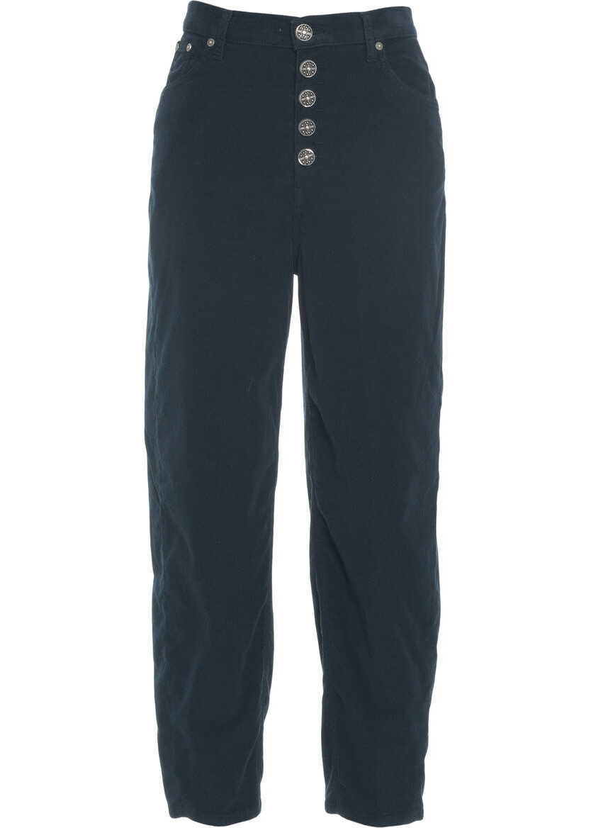 Pantaloni casual Dondup Pants Bessie Gioie Blue Femei (BM 19032094) 2