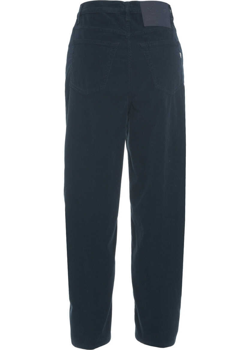 Pantaloni casual Dondup Pants Bessie Gioie Blue Femei (BM 19032094) 4