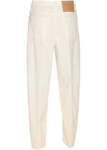 Pantaloni casual Dondup Pants Bessie Gioie White Femei (BM 19032094) 2