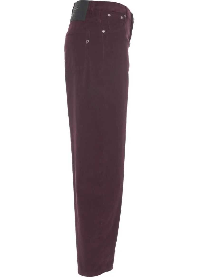 Pantaloni casual Dondup Pants Bessie Gioie Red Femei (BM 19032094) 3