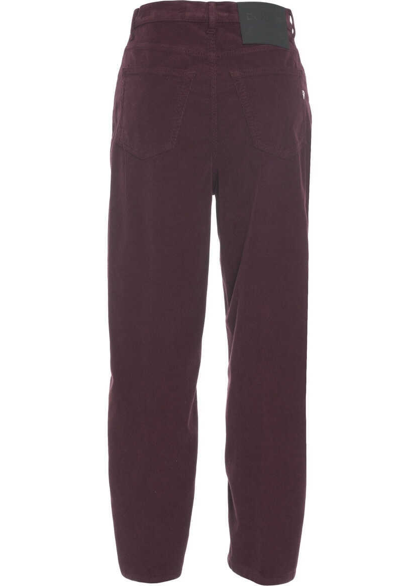 Pantaloni casual Dondup Pants Bessie Gioie Red Femei (BM 19032094) 4