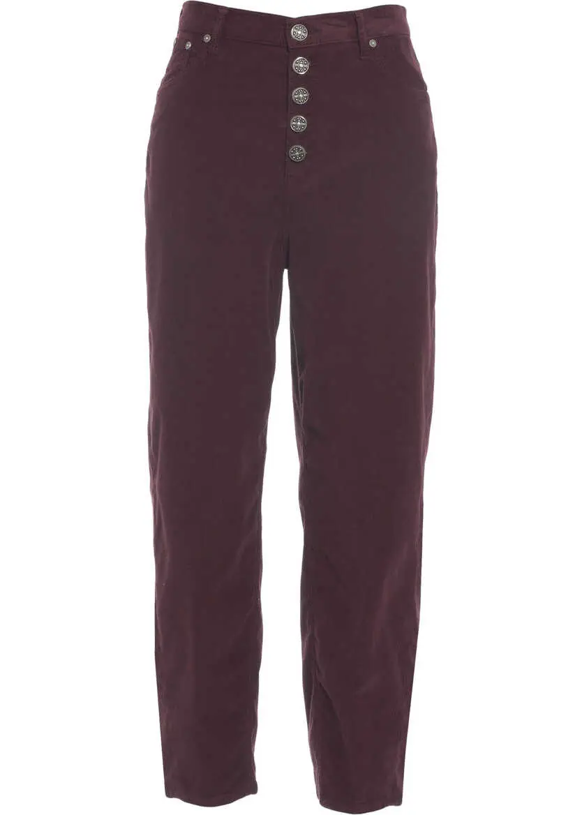 Pantaloni casual Dondup Pants Bessie Gioie Red Femei (BM 19032094) 1