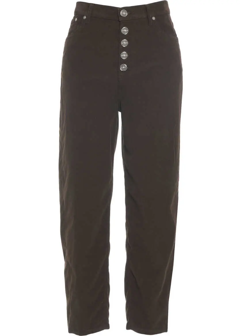 Pantaloni casual Dondup Pants Bessie Gioie Brown Femei (BM 19032094) 2