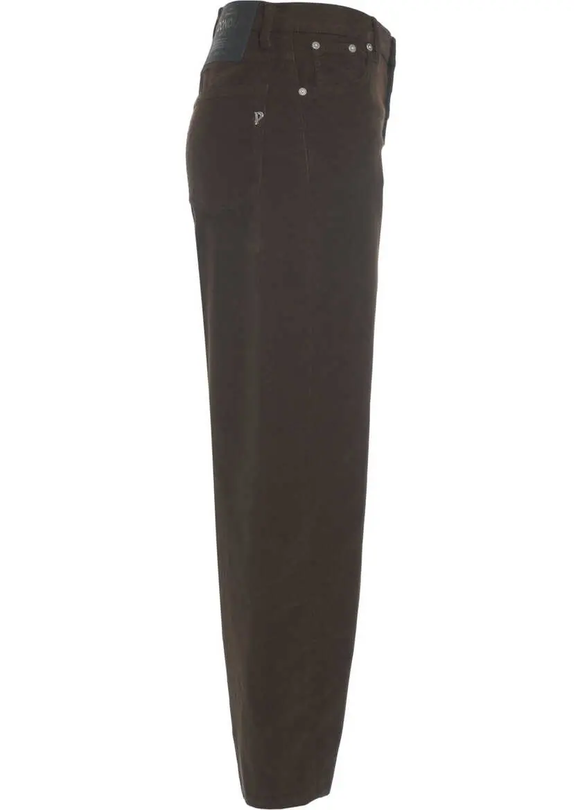 Pantaloni casual Dondup Pants Bessie Gioie Brown Femei (BM 19032094) 3