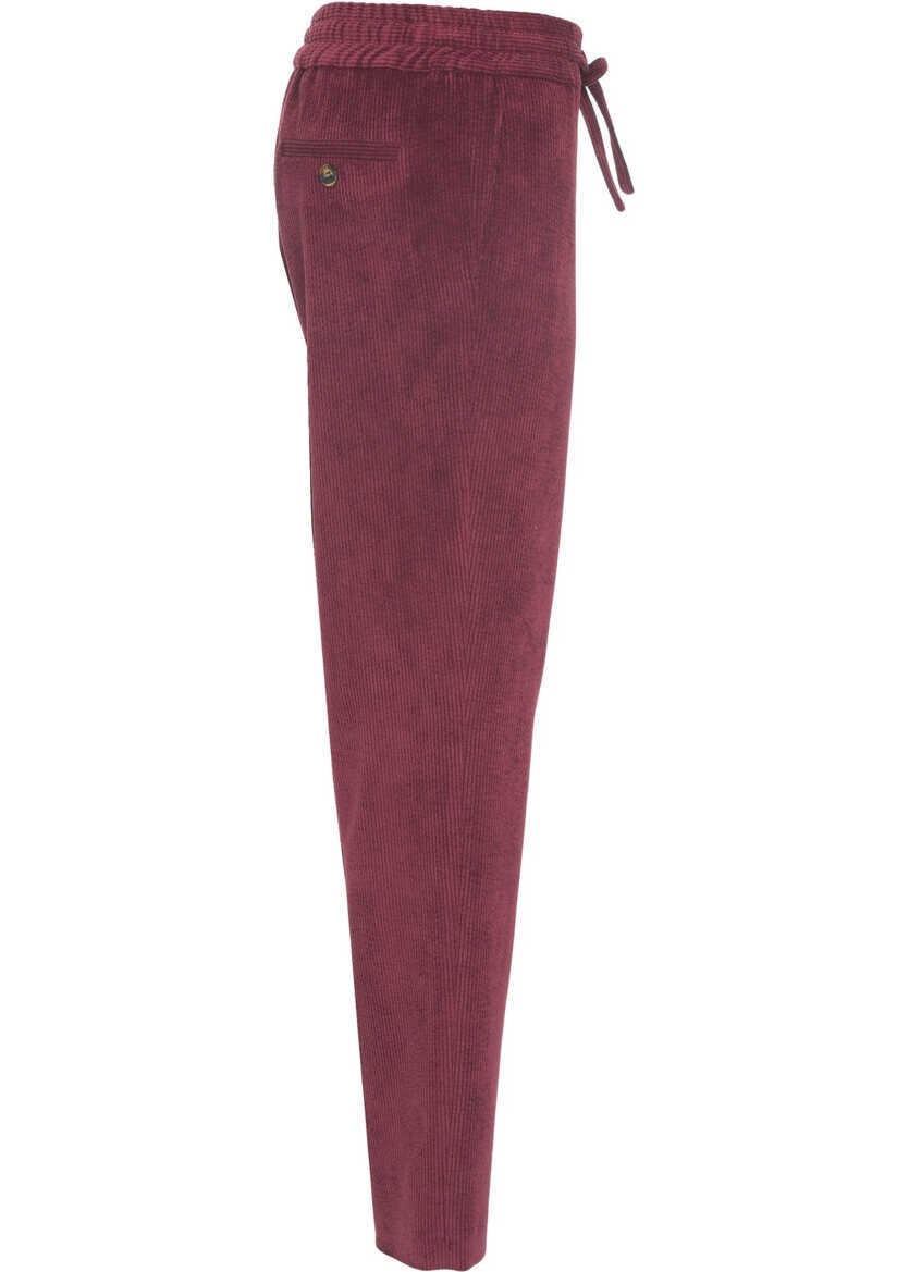 Pantaloni casual Gender Corduroy pants Red Femei (BM 19032097) 3