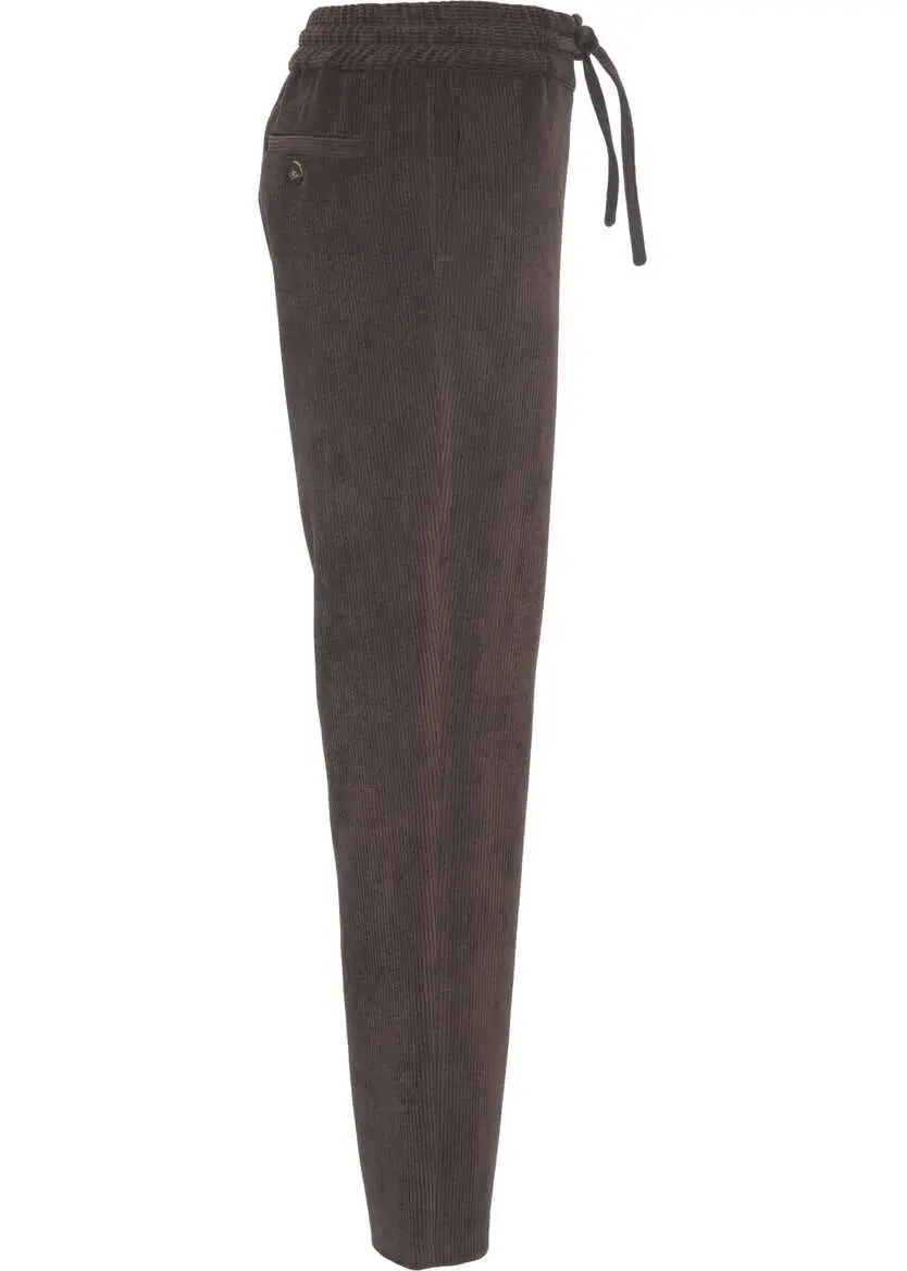 Pantaloni casual Gender Corduroy pants Brown Femei (BM 19032097) 3