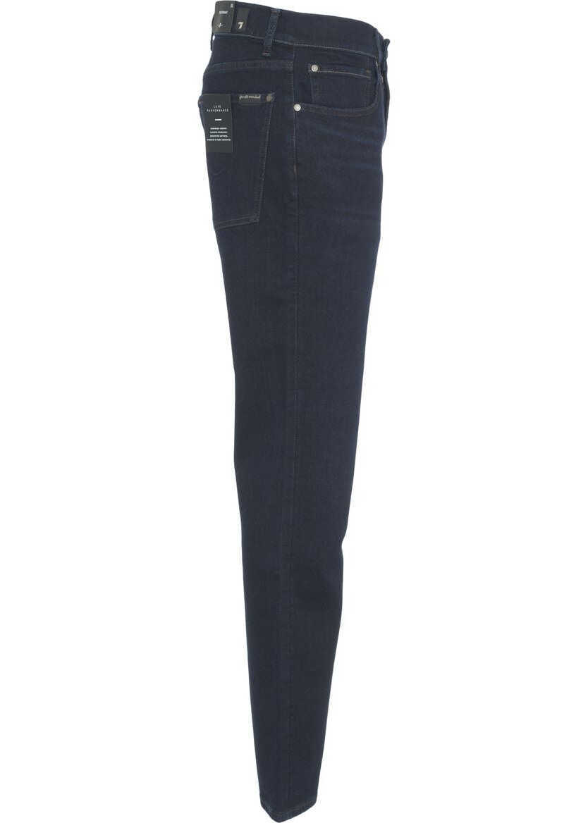 Blugi drepti 7 For All Mankind Straight leg jeans Blue Barbati (BM 19032100) 3