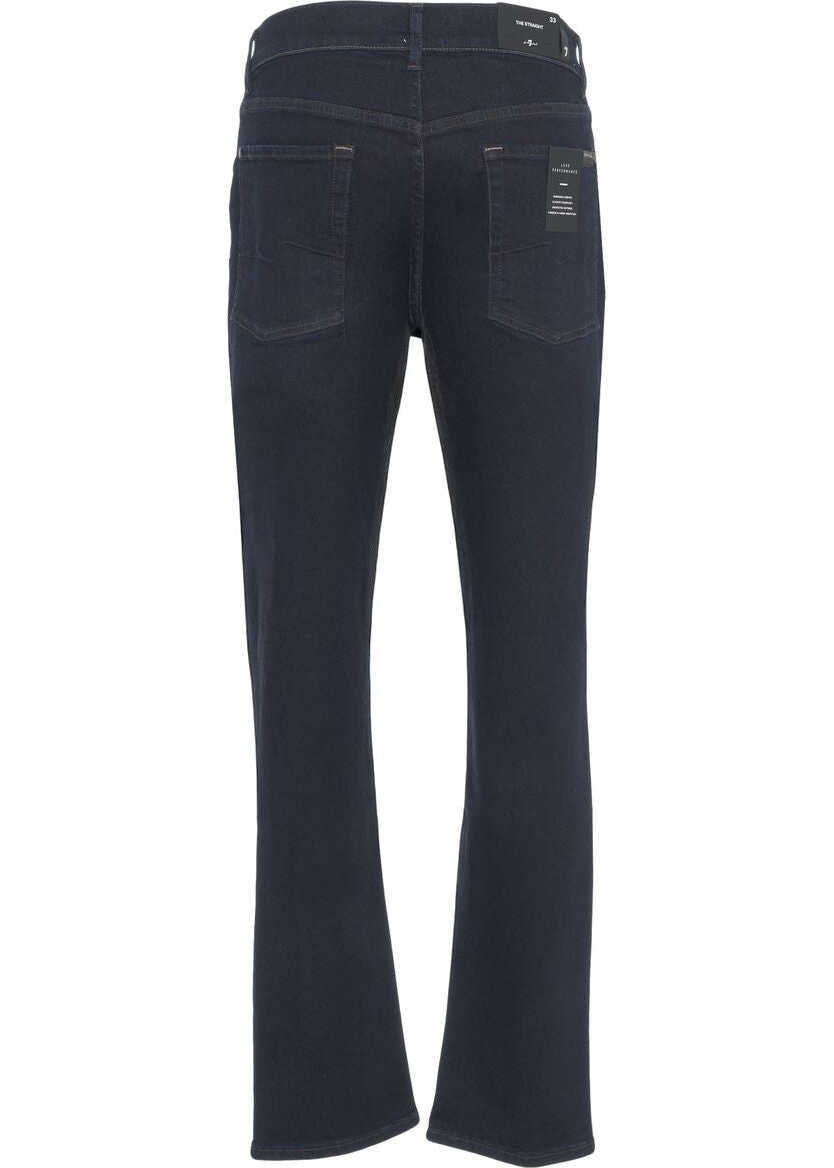 Blugi drepti 7 For All Mankind Straight leg jeans Blue Barbati (BM 19032100) 4