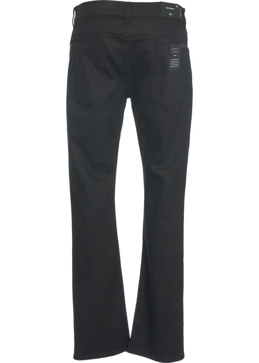 Blugi drepti 7 For All Mankind Straight leg jeans Black Barbati (BM 19032109) 4