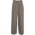 Otto d ame Pleated palazzo pants Brown