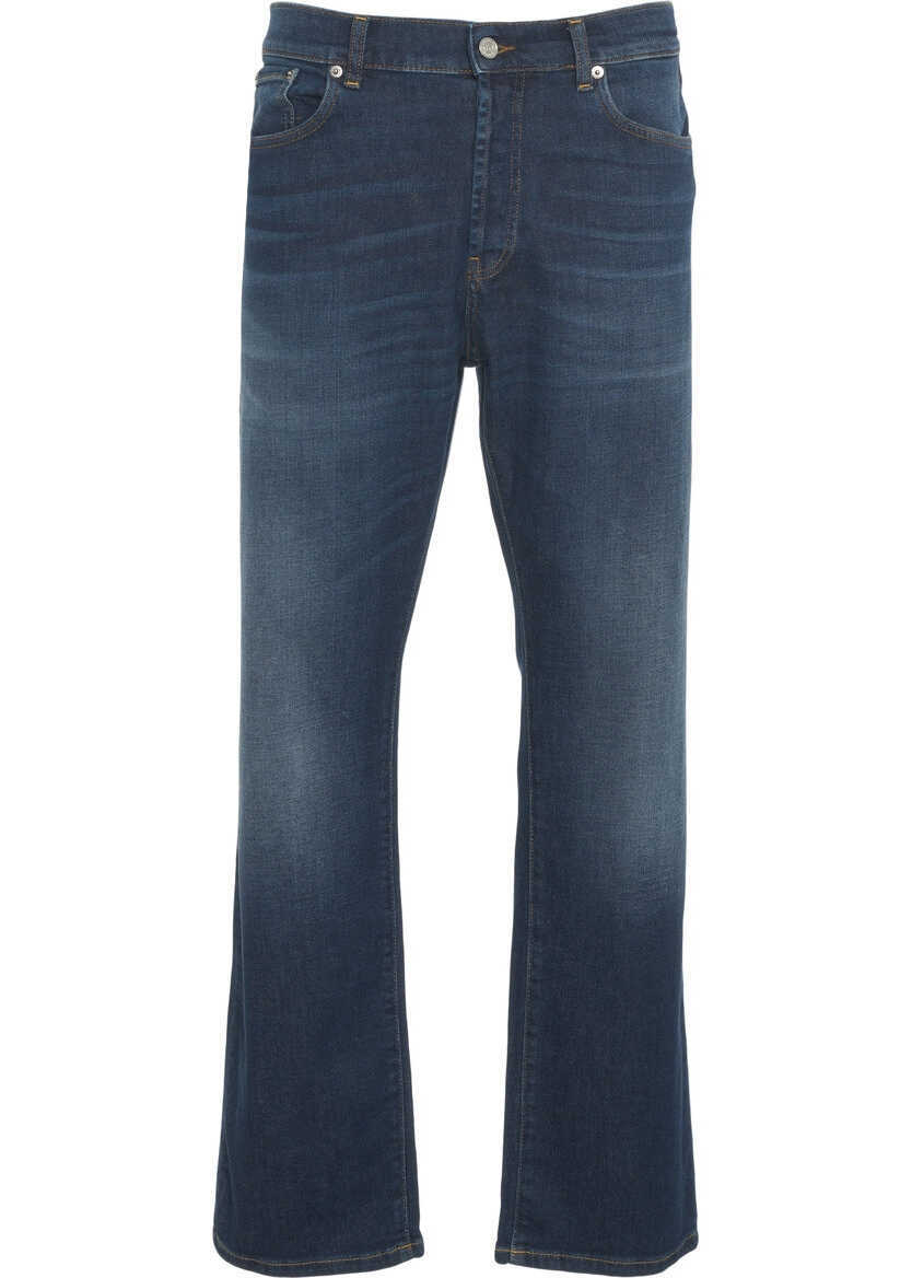 Blugi drepti Department Five Straight leg jeans Blue Barbati (BM 19032118) 2