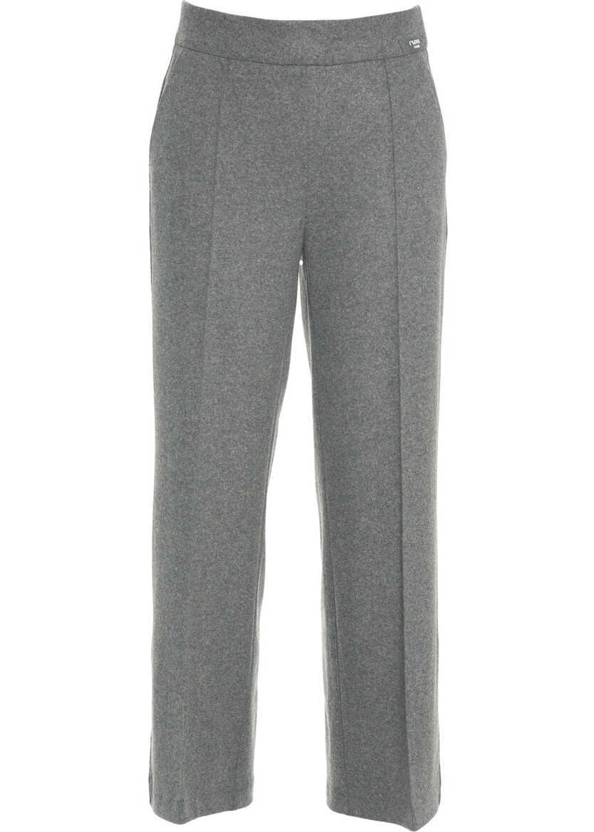 Pantaloni casual Cambio Wool pants Cameron Grey Femei (BM 19032121) 2