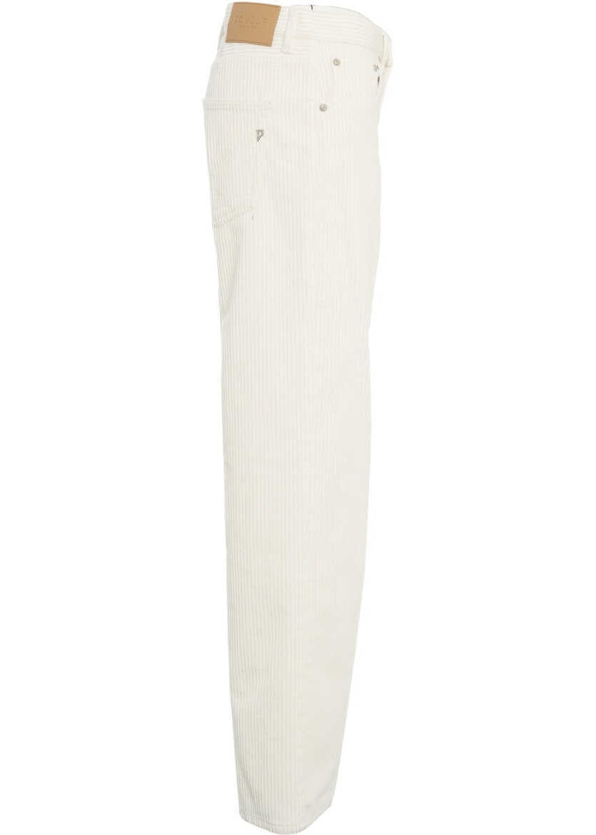 Pantaloni casual Dondup Corduroy Pants Jaclyn Gioie Beige Femei (BM 19032127) 6