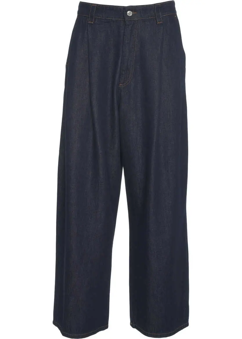 Blugi evazati Department Five Loose fit jeans Blue Barbati (BM 19032133) 2