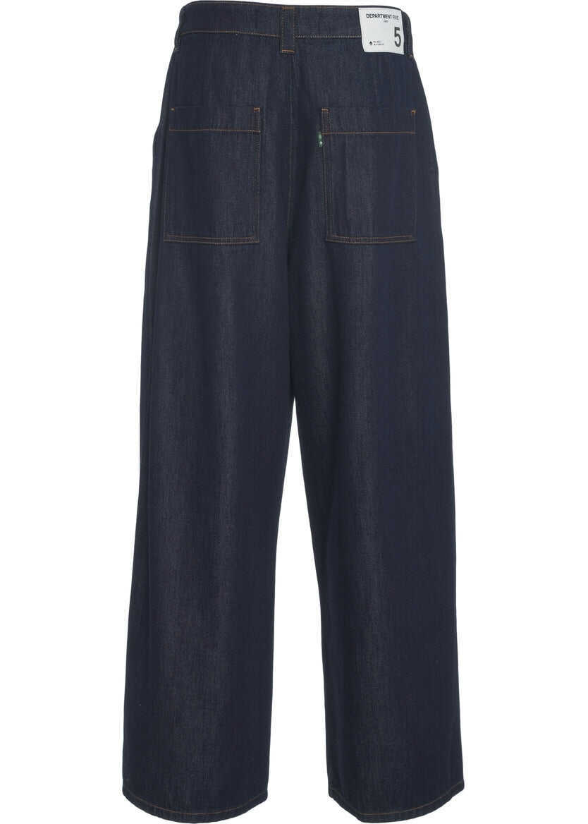 Blugi evazati Department Five Loose fit jeans Blue Barbati (BM 19032133) 4