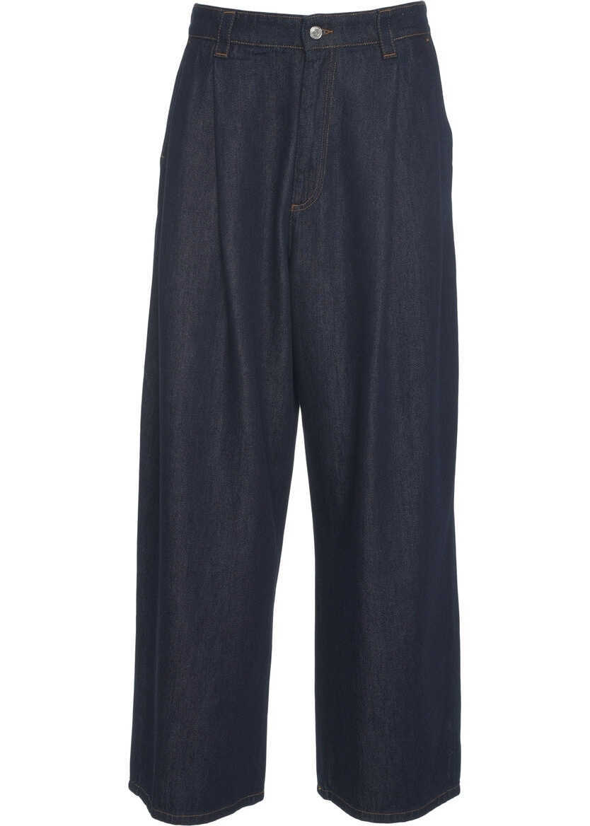 Blugi evazati Department Five Loose fit jeans Blue Barbati (BM 19032133) 1