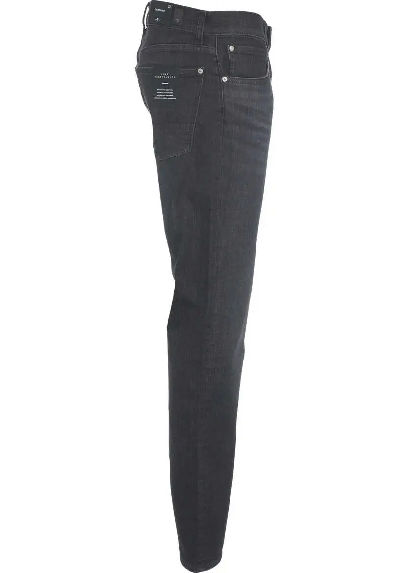 Blugi drepti 7 For All Mankind Mens Straight lut jeans Black Barbati (BM 19032139) 3