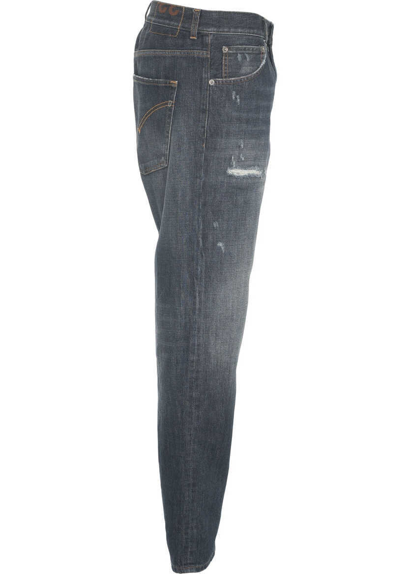 Blugi drepti Dondup Straight leg jeans Grey Barbati (BM 19032145) 4