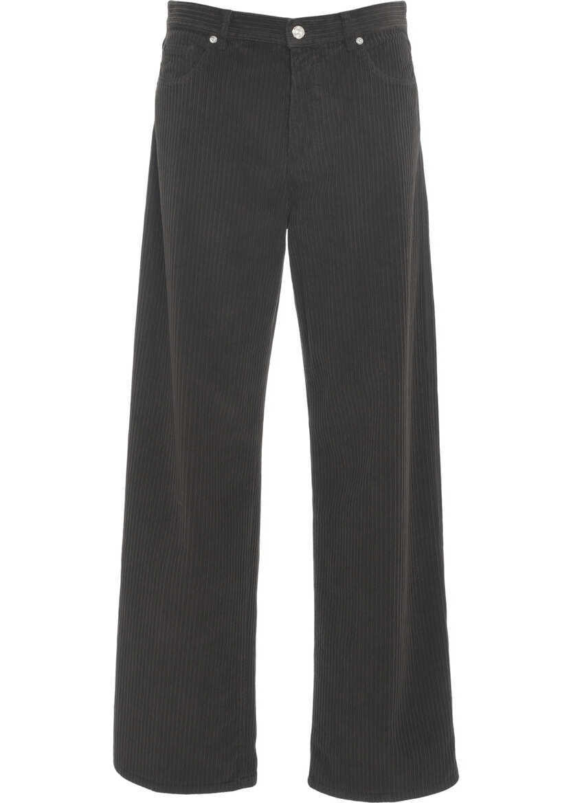 Pantaloni casual Nine in the morning Corduroy pants Brown Femei (BM 19032151) 2