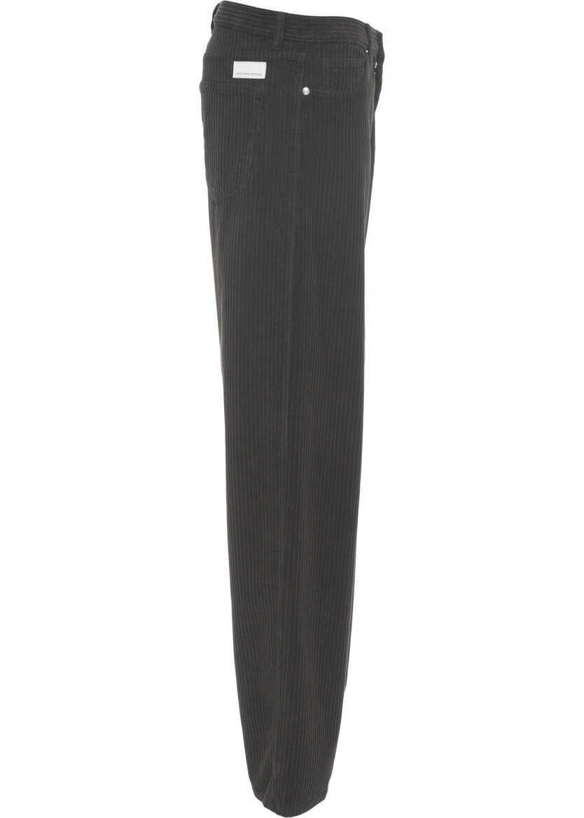 Pantaloni casual Nine in the morning Corduroy pants Brown Femei (BM 19032151) 3