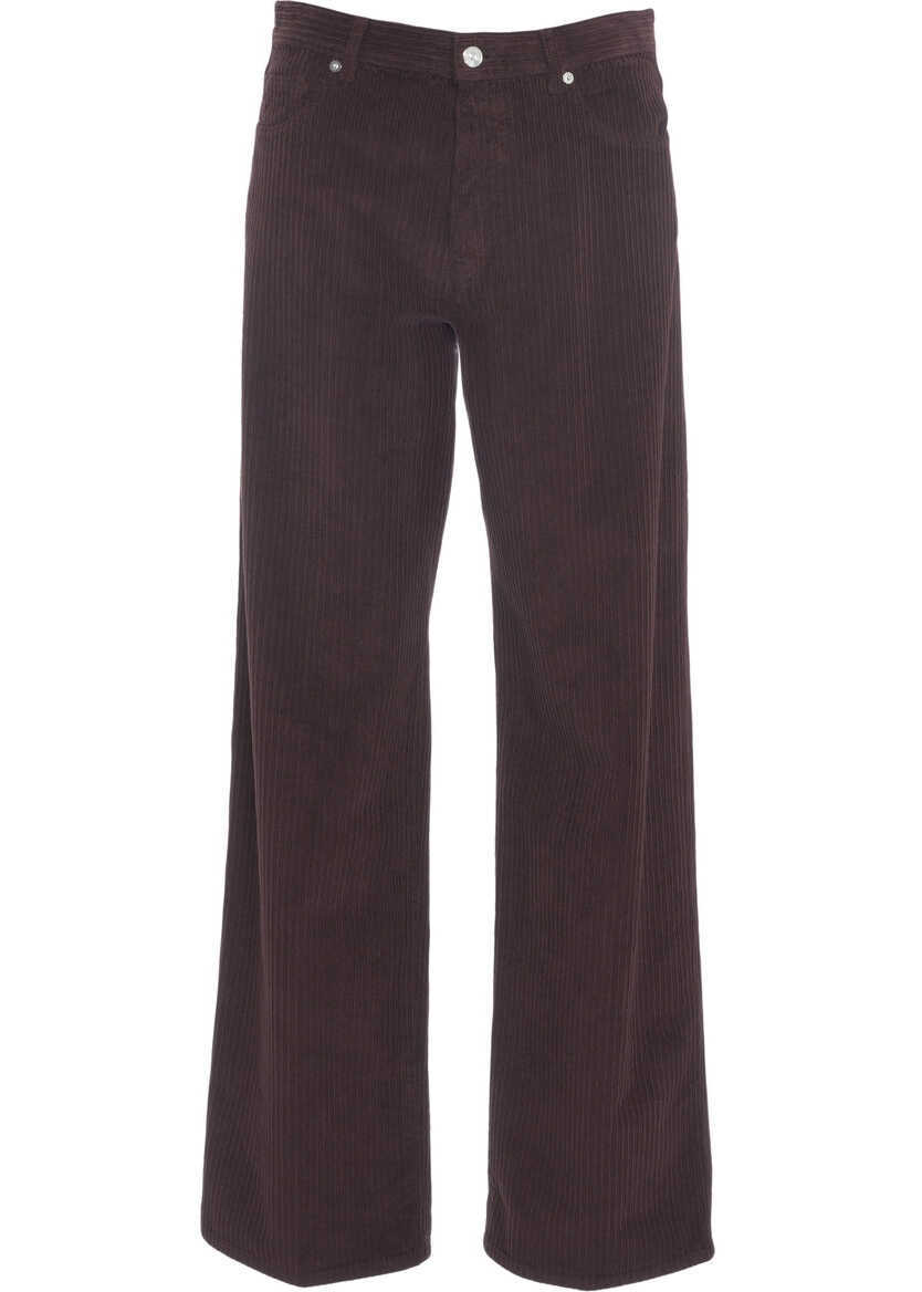 Pantaloni casual Nine in the morning Corduroy pants Red Femei (BM 19032151) 1