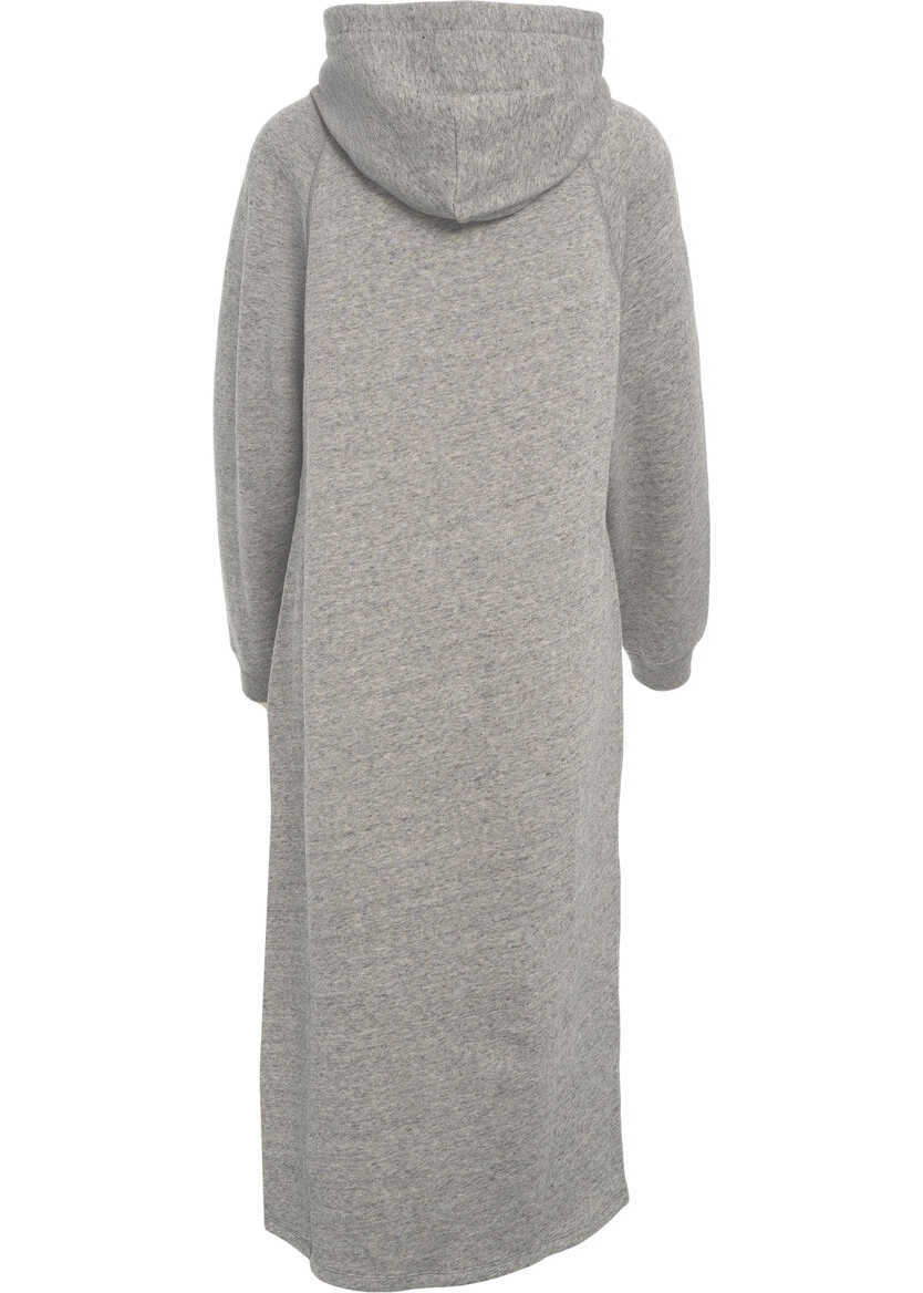 Rochii lungi Ralph Lauren Maxi dress with hood Grey Femei (BM 19032181) 4