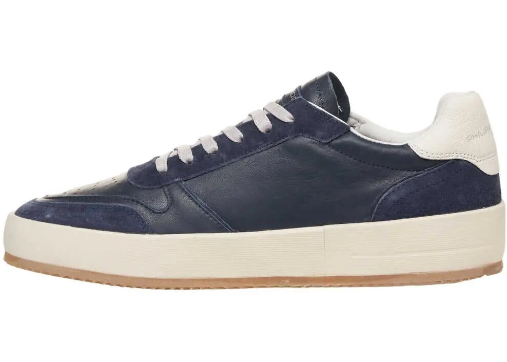 Sneakers Philippe Model Sneakers Nice Low Blue Barbati (BM 19032190) 4