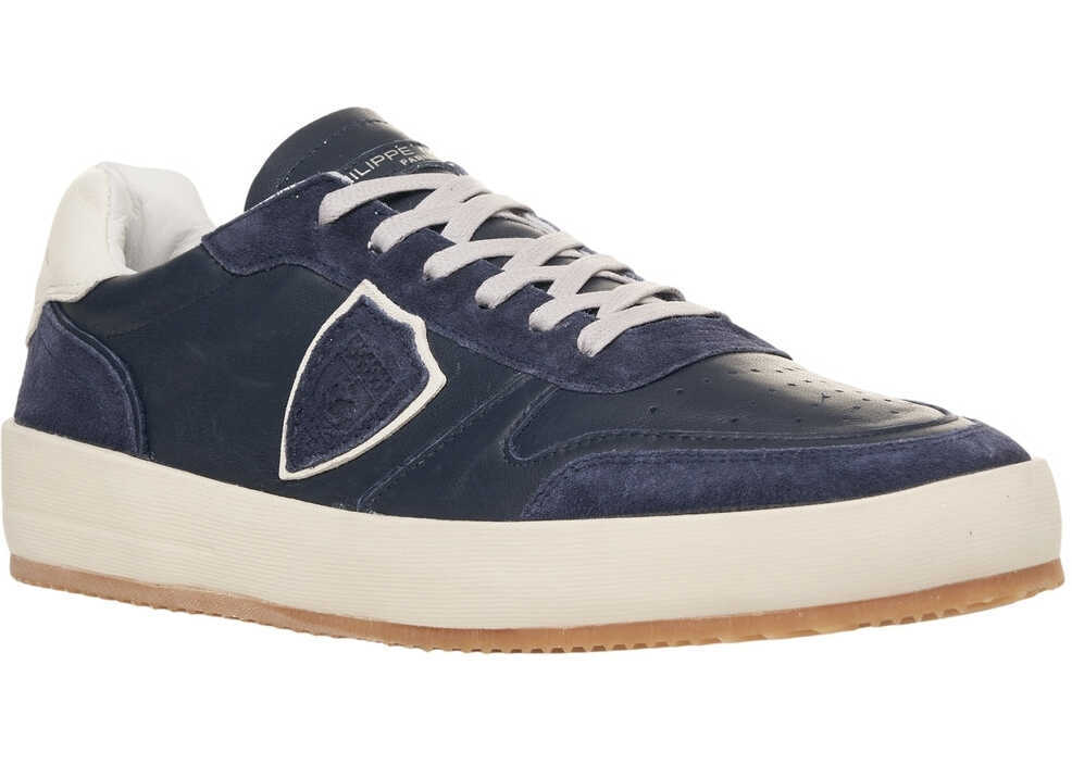 Sneakers Philippe Model Sneakers Nice Low Blue Barbati (BM 19032190) 7