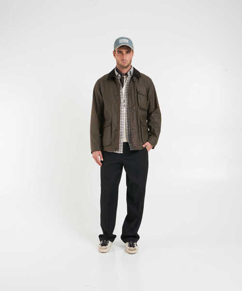 Jachete Belstaff Waxed jacket Incline Green Barbati (BM 19032217) 3