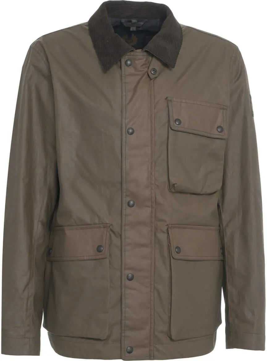 Jachete Belstaff Waxed jacket Incline Green Barbati (BM 19032217) 1