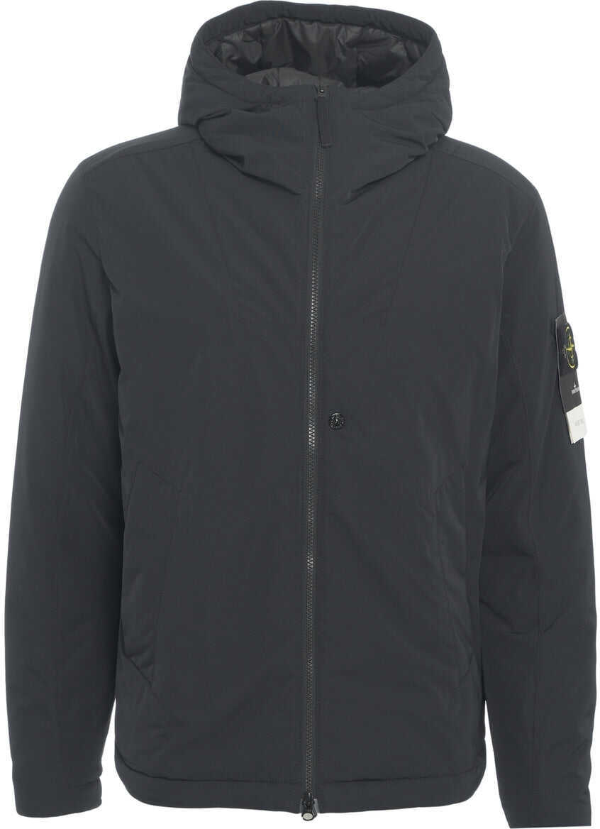 Geci de iarna Stone Island Padded jacket with hood Black Barbati (BM 19032220) 1