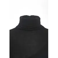 Rochii lungi Dama - Rochii lungi Thom / Krom Maxi dress with turtleneck Black Femei (BM 19032226) - B-mall.ro