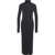 Thom / Krom Maxi dress with turtleneck Black