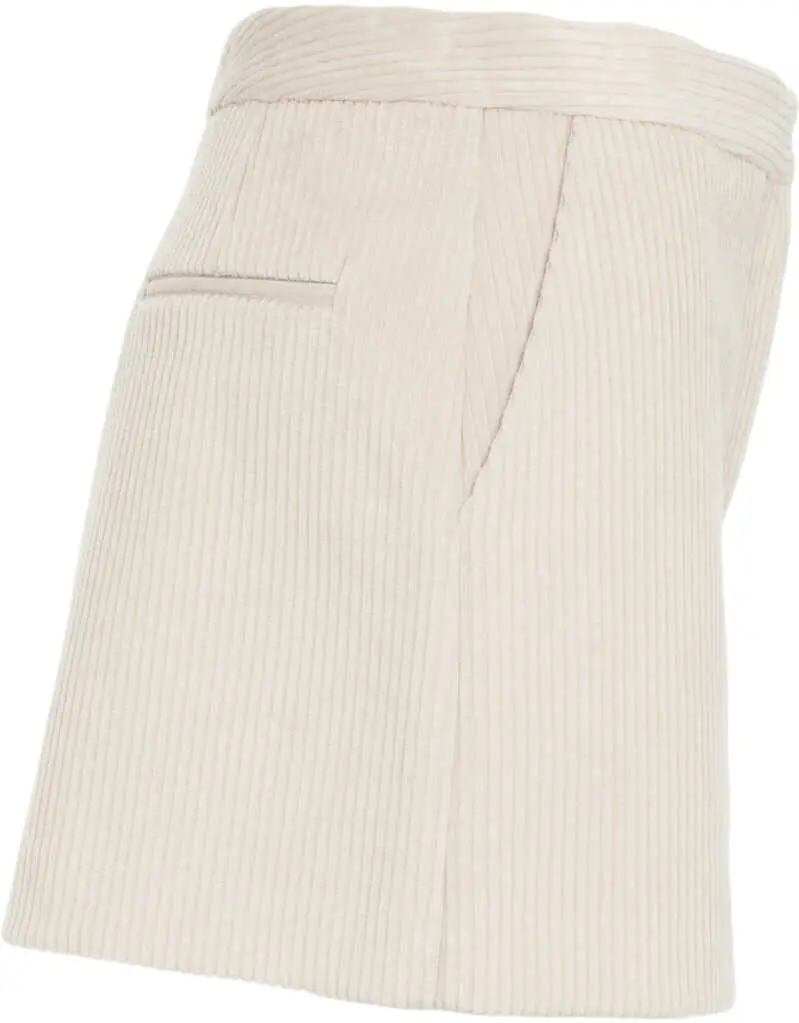 Fuste scurte Otto d ame Corduroy Miniskirt White Femei (BM 19032229) 3