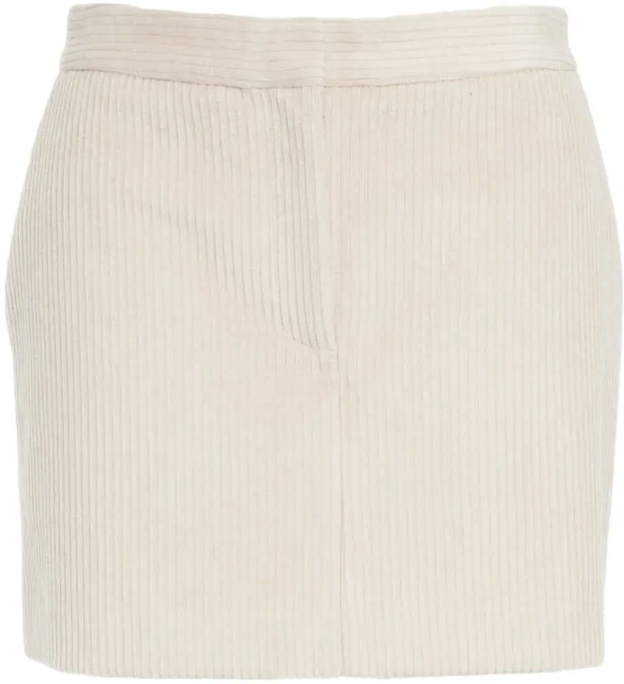 Fuste scurte Otto d ame Corduroy Miniskirt White Femei (BM 19032229) 5