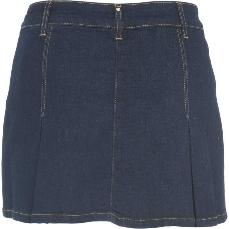 Fuste scurte Liu Jo Denim mini skirt Blue Femei (BM 19032232) 4