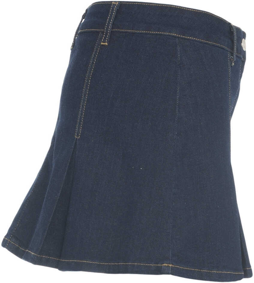 Fuste scurte Liu Jo Denim mini skirt Blue Femei (BM 19032232) 6