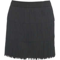Fuste scurte Mini skirt with fringes 'Julia' Femei