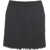 8PM Mini skirt with fringes 'Julia' Black