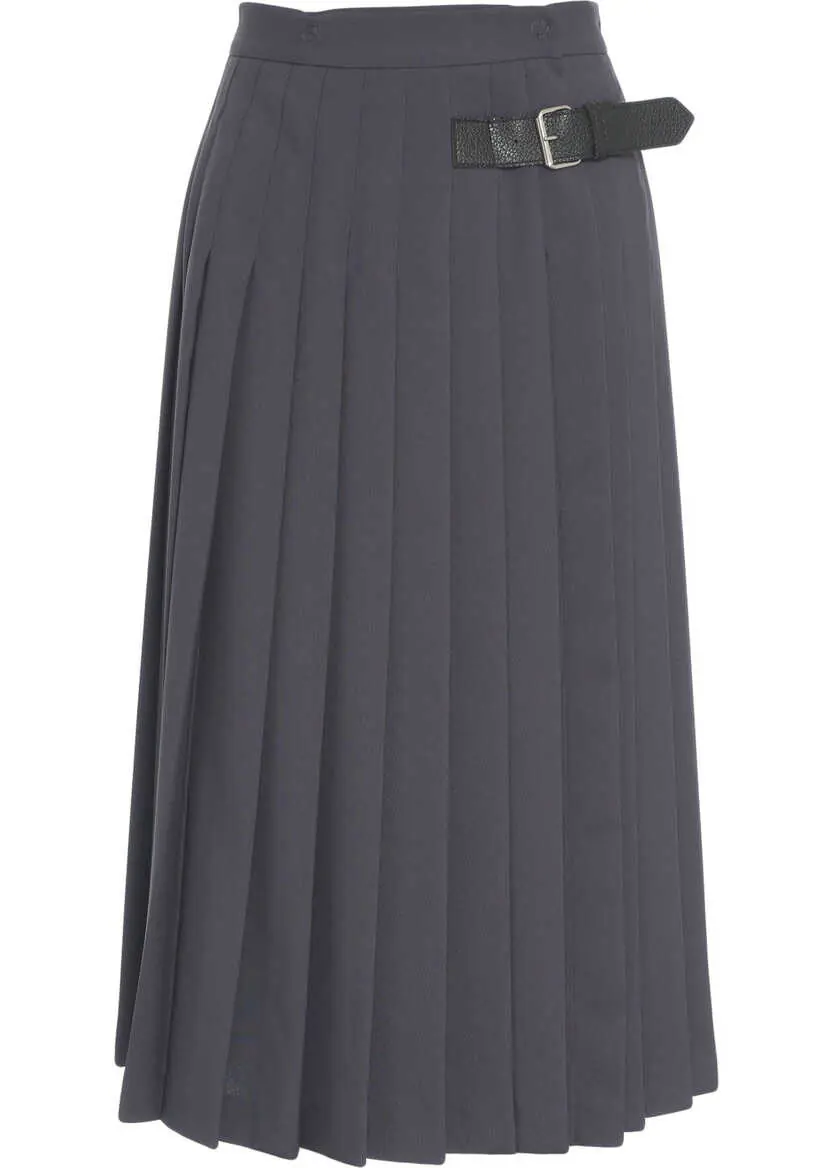 Fuste lungi Otto d ame Pleated skirt KEO Grey Femei (BM 19032241) 2