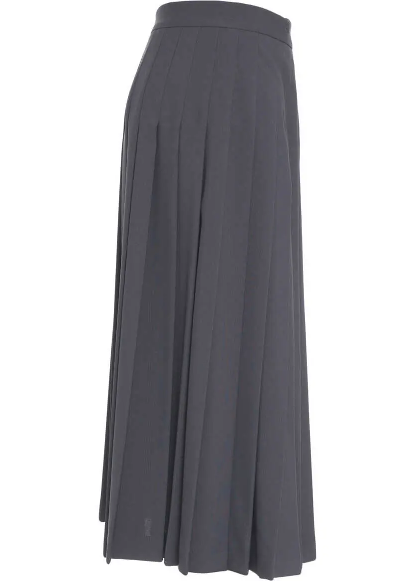 Fuste lungi Otto d ame Pleated skirt KEO Grey Femei (BM 19032241) 3