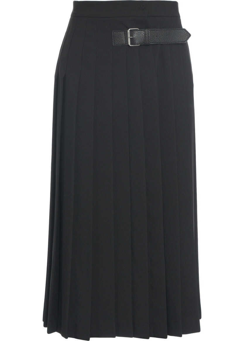 Fuste lungi Otto d ame Pleated skirt KEO Black Femei (BM 19032241) 2