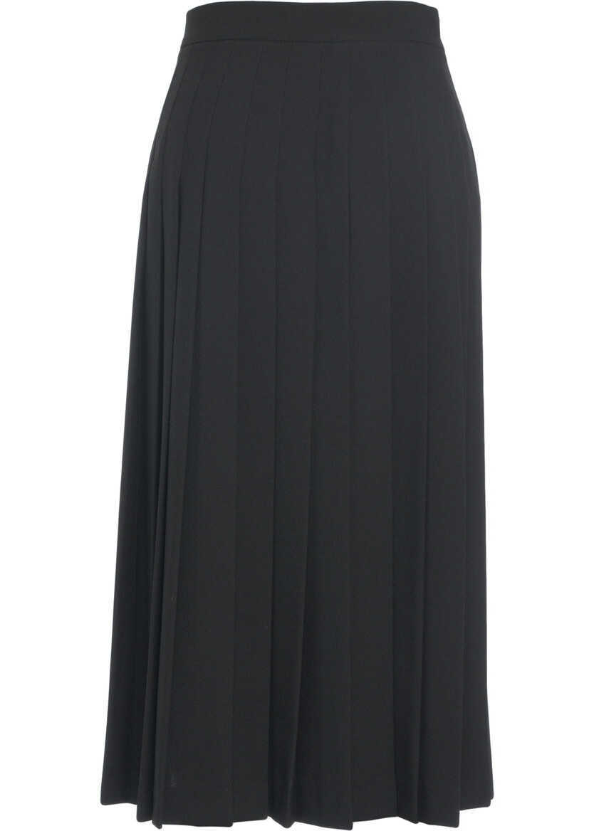 Fuste lungi Otto d ame Pleated skirt KEO Black Femei (BM 19032241) 5