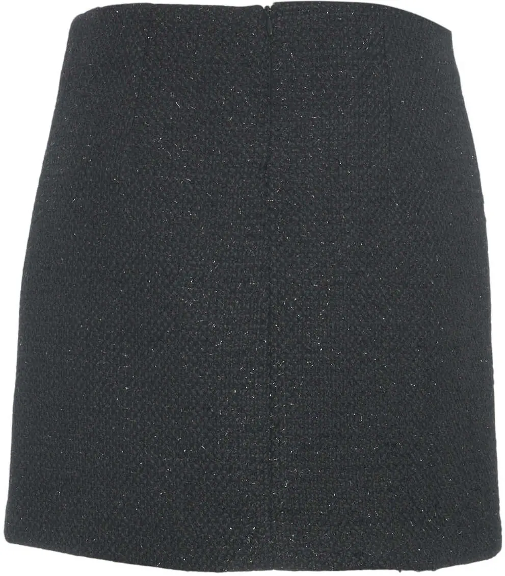 Fuste scurte Gender Mini skirt with glitter finish Black Femei (BM 19032268) 4