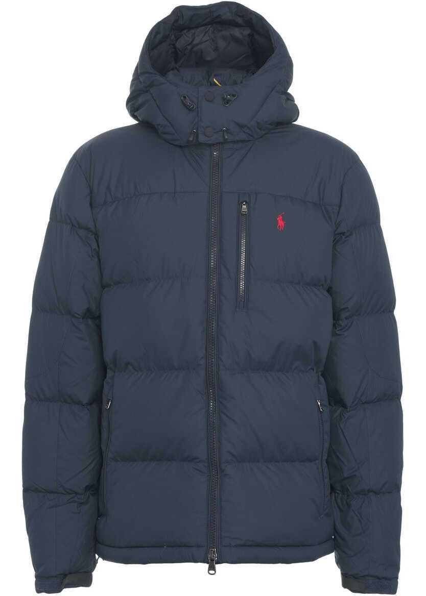 Geci de iarna Ralph Lauren Hooded down jacket Blue Barbati (BM 19032271) 2